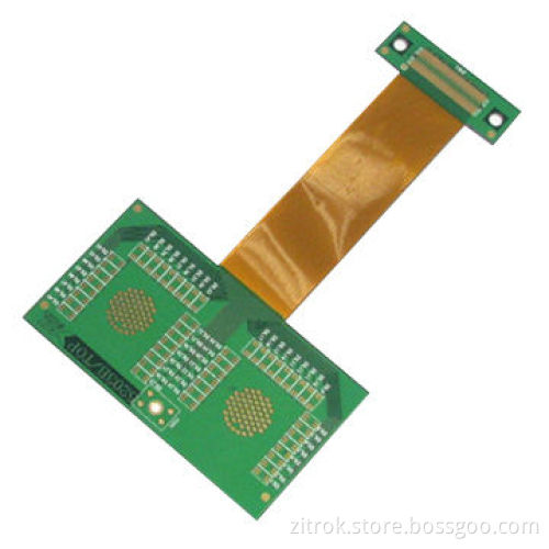 Rigid-flex PCB with 4 Layers and Immersed Gold Surface
